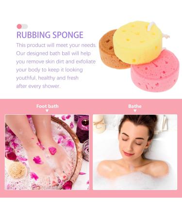 PRETYZOOM 3pcs Seaweed Bath Sponge Set - Honeycomb Shower Accessory for Exfoliating & Cleansing | Ideal Bathing Supplies - Buy Online on GoSupps.com