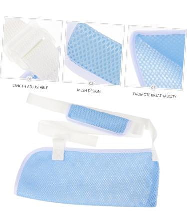 SOESFOUFU Children's Arm Sling Arm Sling for Elbow Injury Shoulder Immobilizer Sling Arm Brace Wrist Sling Net 50X27CM Sky-blue - Buy Online on GoSupps.com