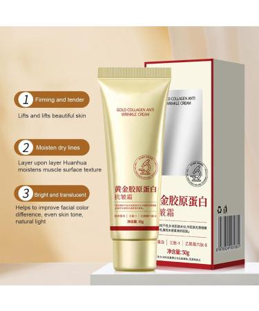  Generisch Set of 3 Korean creams with golden collagen 50g Korean anti-wrinkle cream collagen moisturizer firming face cream - Buy Online on GoSupps.com