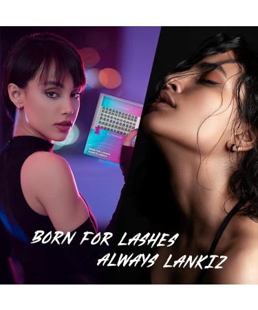 Lankiz DIY Eyelash Extensions - 120 Soft & Light Clusters 10-20mm Mixed Fluffy C Mix - Perfect for Home Use - Buy Now! - Buy Online on GoSupps.com