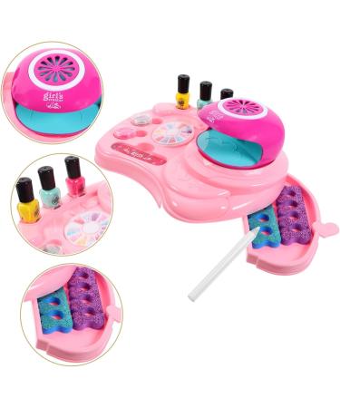FRCOLOR 1 Set Nail Art Set Toy Kids Nail Polish Kids Playsets Nail Art Decoration Toys for Little Girls Nail Dryer Nail Decorations for Nail Art Child Pink Plastic Decorate Manicure - Buy Online on GoSupps.com