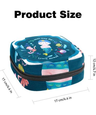 Multicoloured Fish Makeup Bag for Women and Girls - Travel Cosmetic Organizer with Zipper Pouch - Buy Online on GoSupps.com