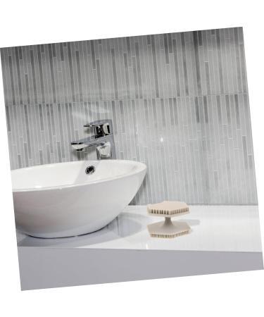 Housoutil Face Brush Face Scrub Scrubber Face Cleansing Brush for Blackhead Facial Cleansing Brush for Blackhead Face Washer Brush Face Exfoliator Makeup Brush Silica Gel Double Sided 6.50X6.50X4.00CM Grey - Buy Online on GoSupps.com