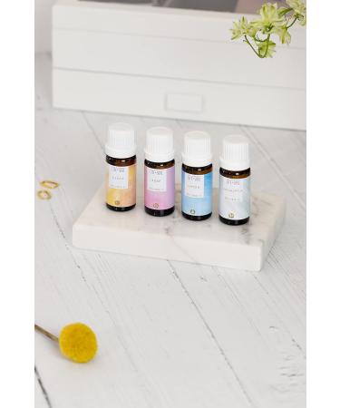 Smell Training Set - 4 x 10ml Pure Essential Oils Gift Set - Rose, Clove, Eucalyptus, Lemon - Charity Donation - Olfactory Training - Buy Online on GoSupps.com