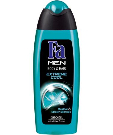Fa Men Extreme Cool Shower Gel - Pack of 6 (6 x 250 ml)