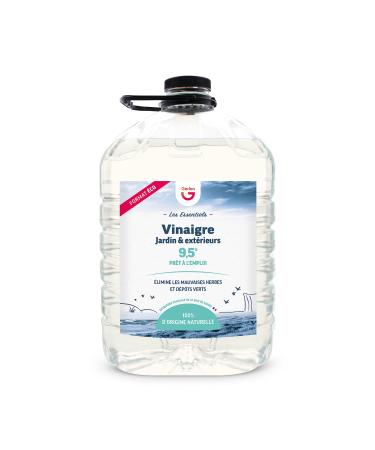 White Vinegar 9.5° 5 Liters – Ideal for Use Weedkiller & Household – Effective & Natural Anti-Limescale