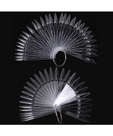 160 Clear Stiletto Nail Swatch Sticks for Gel Polish Display - Nail Sample Sticks - Pack of 160 - Buy Online on GoSupps.com
