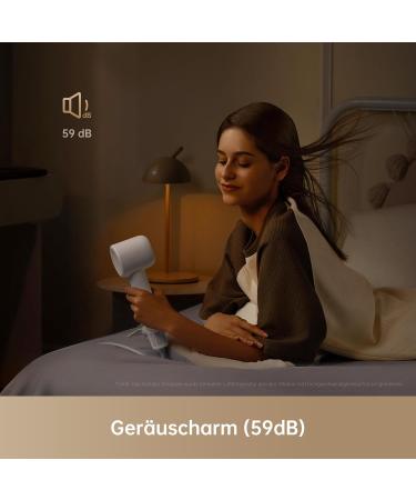 Dream Hair Gleam Hair Dryer | High-Speed 110 000 RPM 65m/s Airflow 200 Million Negative Ions | Lightweight & Controlled Temperature for Perfect Styling - Buy Online on GoSupps.com