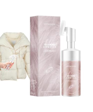 Stain Remover for Clothes - 100ml Downwear Detergent Agent with Brush Head - Wash Quick Cleaning Dry Cleaner for Down Jacket Underwear Shoes Bedclothes Carpet Cle-ca