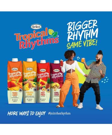Grace Tropical Rhythms PINEAPPLE GINGER Drink 1ltr. - Buy Online on GoSupps.com