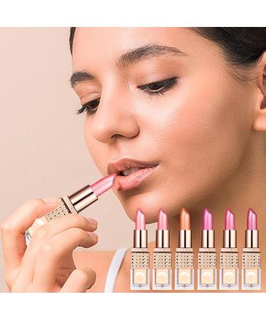  Ceprznvey Shimmer Lipstick Lipstick Set Long Lasting Moisture Rich Smooth Texture Lightweight Feel Easy Application Soft Finish Lip Sticks for Parties Everyday Use - Buy Online on GoSupps.com