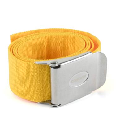 Cressi Nylon Weight Belt with Buckle Regular Yellow