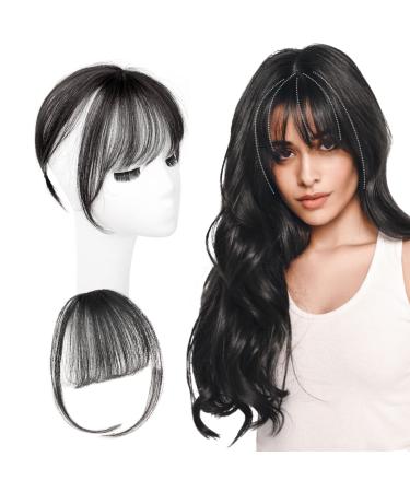 Wig-Air Bangs Clip in Bangs Clip in Hair Bangs Fringe Hairpieces Human Hair Extensions for Girls Women