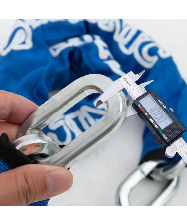 SKYSONIC 4ft Motorcycle Chain Lock - Heavy Duty 10mm Cut-Proof Chains with U Lock Disc - Ideal for Motorcycle, Bike, Scooter, Bicycle, Gates - Buy Online on GoSupps.com