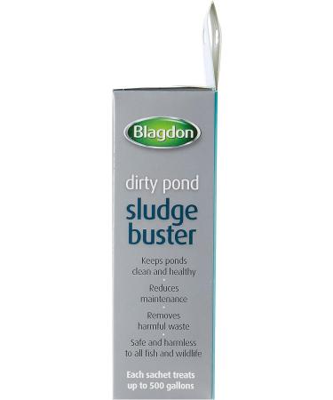 Blagdon Pond Sludge Buster Digests Harmful Organic Waste Introduces Good Bacteria Keeps Pond Clean 4 x 9g Sachets Each Sachet Treats 2 273 Litres Pack of 4 Single - Buy Online on GoSupps.com