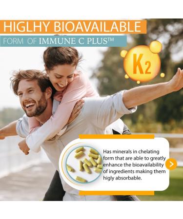 Quercetin 1 000mg Vitamin C 1 000mg Zinc 50mg Vitamin D3 5 000iu Selenium Copper Acerola Ginger Rutin Bitter Orange Rose Hips Echinacea Immune C Plus 14 in 1 Immune C Plus (120 Count) - Buy Online on GoSupps.com