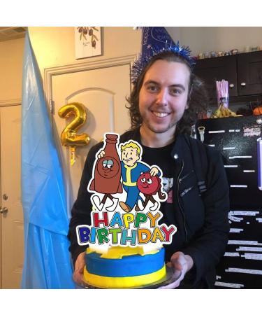 37 Pieces Fallout Cake Topper Fallout 76 Game Themed Party Supplies Cupcakes Kids Birthday Decorations Fallout 76 Game Cake Decorations for Game Party Supplies Decor - Buy Online on GoSupps.com