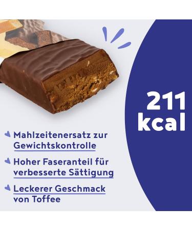 One Meal Bar Toffee Karamell 20 Low-Calorie Protein Bars | Weight Loss & Control All vo by Alpha Foods - Buy Online on GoSupps.com