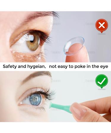 AUEAR Soft Silicone Contact Lens Insertion Tool - Green 10 Pack | Easy Use for Soft & Hard Lenses | International Shipping - Buy Online on GoSupps.com