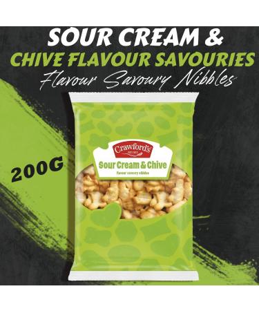 Crawfords Crackers Snacks Pick N Mix - Choose From 3 Flovours - Cheese Sour Cream & Chive Salt & Vinegar - Flavour Savouries Nibbles - Pack of 3 - Buy Online on GoSupps.com