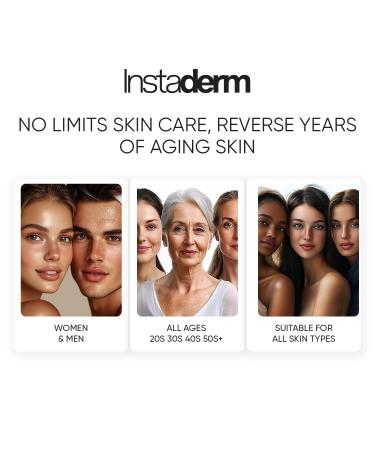 Instaderm Neck and D collet Firming Cream Tightening & Lifting Treatment for Crepey Wrinkles sagging Skin & Vertical Lines. Anti-Aging Peptide Formula to Boost Hydration & Collagen in the Skin. - Buy Online on GoSupps.com