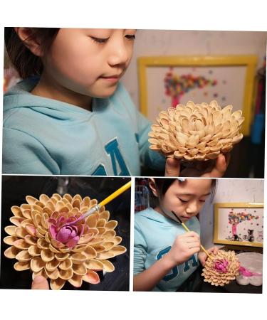 NUOBESTY 1 Pistachio Shell Decorative Painting Diy Materials Kids Crafts Material Child Supplies Artificial As Shown 2X1.2CM - Buy Online on GoSupps.com