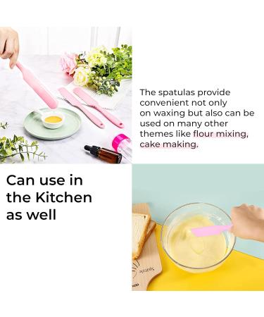 2 Pieces Non-stick Wax Spatulas Jar Spatulas Set Hair Removal Waxing Applicator Easy to clean Reusable Scraper Large Area Hard Wax Sticks for Body Use on Salon and Home Mixing Baking Scrapers 2 Count (Pack of 1) Pink - Buy Online on GoSupps.com