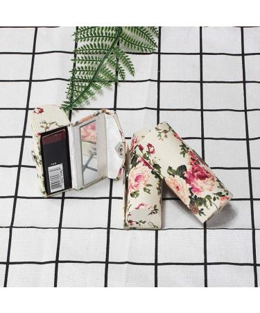 Lurrose Lipstick Case with Mirror - 4-Piece Makeup Organizer for Women | Travel Cosmetic Storage Bags - Buy Online on GoSupps.com