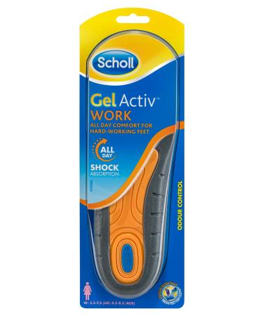 Scholl Women S Gel Activ Work Insoles UK Size 3.5-7.5
