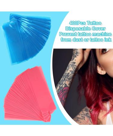 400 Pcs Clear Disposable Pen Covers for PMU Machine Microblading - Dustproof Protection Sleeves in Pink & Blue (2 Boxes) - Buy Online on GoSupps.com
