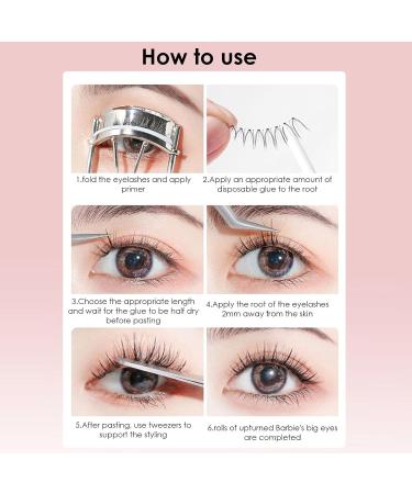 False Eyelash Glue - Waterproof Adhesive for Individual & Cluster Lashes | Mild Lash Extension Glue for All Lash Types - Buy Online on GoSupps.com