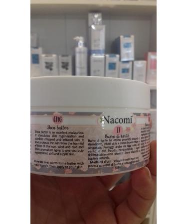 NACOMI 100% Pure Shea Butter 100ml - Natural Moisturizer for Skin & Hair | Shop Internationally - Buy Online on GoSupps.com