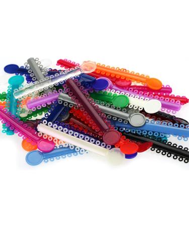 40-Piece Orthodontic League Ligaments | Multicolored Braces Gummy Elastomer-O-Rings & Dental Ligatures for Tooth Correction - Buy Online on GoSupps.com