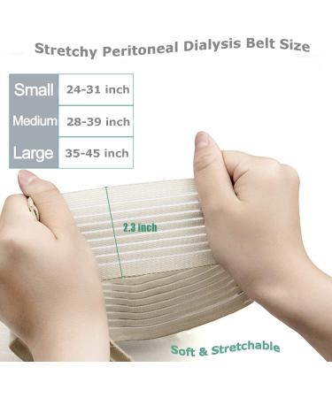 Large Stretchy Peritoneal Dialysis Belt & G/PEG Tube Holder - Feeding/Catheter Tube Storage Band (Pack of 1) - Buy Online on GoSupps.com