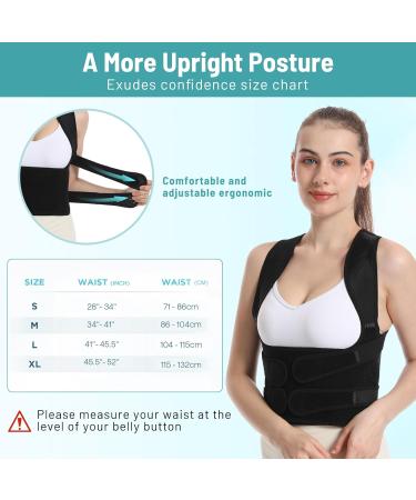 Back Brace Posture Corrector for Men & Women | Adjustable Support for Scoliosis & Hunchback Correction | Spine Straightener & Posture Trainer - Buy Online on GoSupps.com