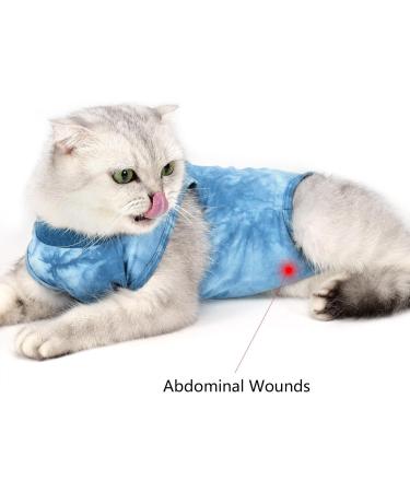 Lianzimau Katzenbody - Post-Op Cat Body Suit for Recovery | Medical Cat Clothing | Anti-Losing Collar Alternative - Blue Catwear - Buy Online on GoSupps.com