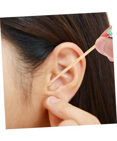 HOLIDYOYO 5pcs Bamboo Ear Cleaning Tool Cartoon Doll Head Design for Safe and Gentle Ear Wax Removal Skid Resistant for Personal and Family Use - Buy Online on GoSupps.com