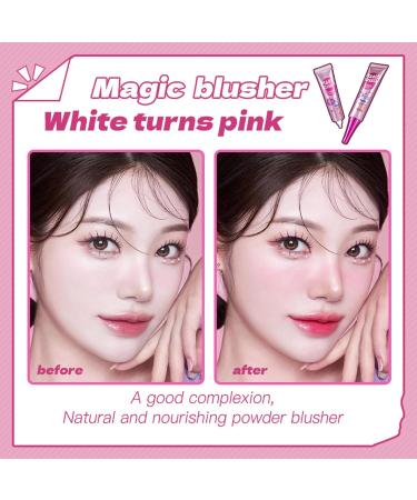 Cream Blush For Mature Skin Long-lasting Color Changing Natural Cheek Stain Blush - Face Makeup For Under Eye Brightening Highlighting Cheek Sculpting Contouring - Buy Online on GoSupps.com
