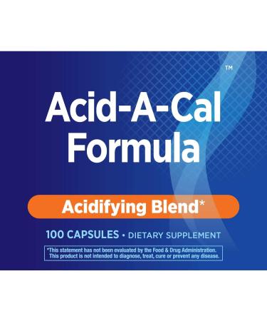 Enzymatic Therapy Acid-A-Cal Formula - 100 Capsules for Digestive Health - Buy Online on GoSupps.com