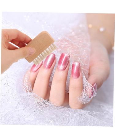SKISUNO Nail Cleaning Brush Nail Supplies Nail Scrub Brush Manicure Brush Nail Brush for Cleaning Fingernails Small Nail Brush Nail Cleaner Brush Wooden Handle Nail Brush Nail Duster Brush - Buy Online on GoSupps.com