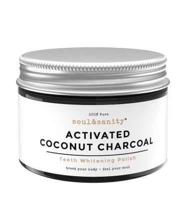 Natural carbon tooth whitening - dental and mouth cleaning - for fresher breath and white teeth - so the teeth remain beautiful and healthy