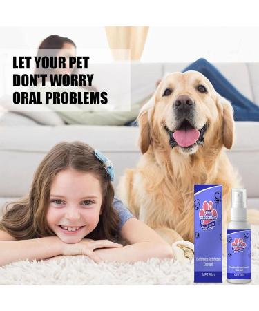 Dog Breath Freshener - Dog Breath Spray with Natural Formulations - Oral Care Water Additive for Dogs Cats Pets - No Brushing & Fights Plaque and Tartar Rundaotong - Buy Online on GoSupps.com