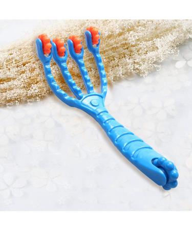 Huusuei Blue 4 Finger Massage Device - Plastic Roller Body Massager for Fatigue Relief in Buttocks Hips Head & Legs - Shop Now! - Buy Online on GoSupps.com