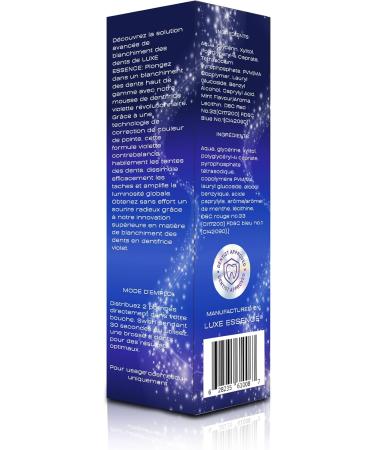 Purple Brilliance Colour Corrector 45ml | Premium Purple Toothpaste Foam Whitening Treatment | Advanced Whitening Toothpaste | Dazzling Mint Flavour for Teeth Whitening and Stain Removal | Purple Whitening Toothpaste for a Brighter Smile - Buy Online on GoSupps.com