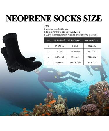 MOVOYEE 3mm Neoprene Anti-Slip Beach Volleyball Dive Socks - High Cut Wetsuit Booties for Water Sports - Black - Buy Online on GoSupps.com