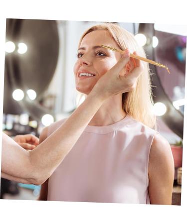 FOMIYES 3Pcs Cosmetic Eyeliner Brush With Double Sided Handle Straight Curved Angled Brush For Application mediumx3pcs as shown x 3pcs - Buy Online on GoSupps.com