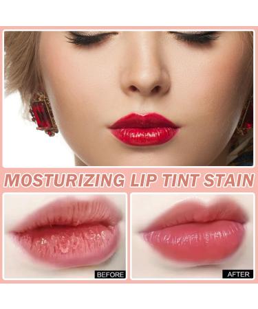 7 Colors Lip Tint Stain Set - Waterproof Long-Lasting Mini Liquid Matte Lipstick | High Pigment Moisturizing & Non-Stick Lip Makeup (01# RED) - International Shipping Available - Buy Online on GoSupps.com