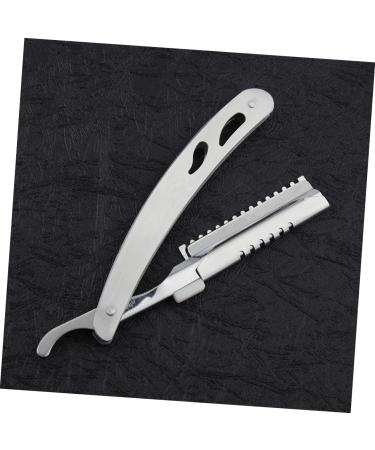 Minkissy Stainless Steel Razor Set - 3-Piece Hairdresser Straight Razor with Interchangeable Blades & Pocket Safety Razor for Men - International Shipping Available - Buy Online on GoSupps.com