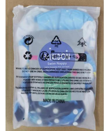 Mixidone Reusable Swimming Diaper for Toddlers | Adjustable Washing Swimming Trousers with Cute Wal Fish & Penguin Design | Perfect for Ages 0-3 - Buy Online on GoSupps.com