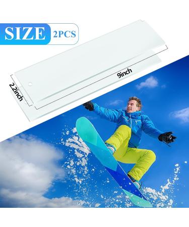Queekay Snowboard Wax Scraper Ski Scraper Tool Ski Wax Remover Ski and Snowboard Tuning Equipment for Skis Snowboards Sports Outdoors Removing The Extra Cooled Wax  Transparent 2 - Buy Online on GoSupps.com